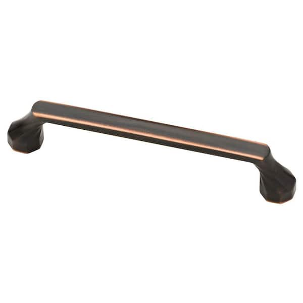 Liberty Southampton 5-1/16 in. (128mm) Center-to-Center Bronze with Copper Highlights Octogonal Feet Drawer Pull