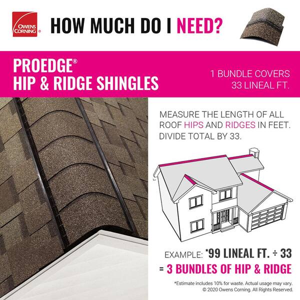 Owens Corning Roofing: ProEdge™ Hip & Ridge Shingles