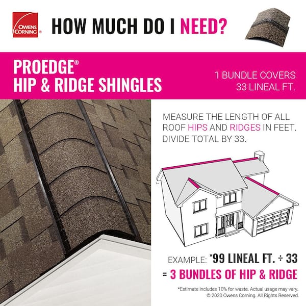 ProEdge® Hip & Ridge Shingles - Owens Corning® Roofing