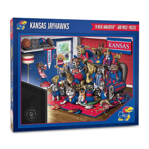 YouTheFan NCAA Kansas Jayhawks Purebred Fans Puzzle A Real Nailbiter  (500-Pieces) 2502922 - The Home Depot