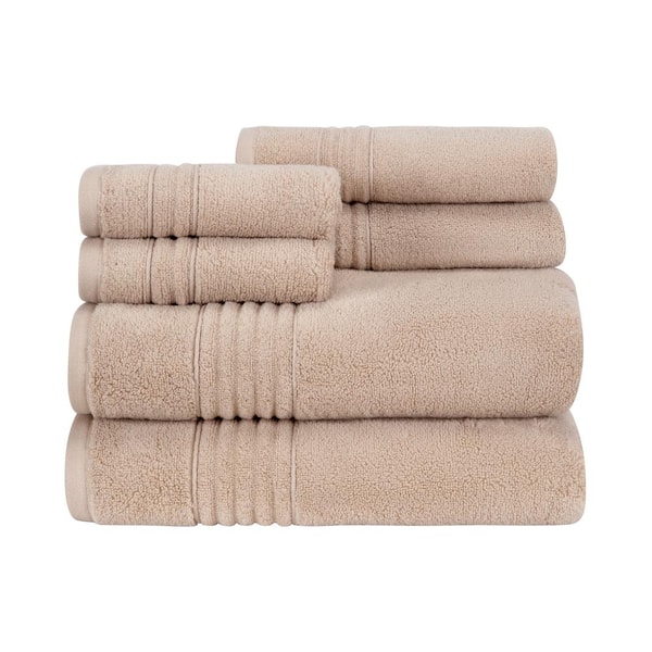 Caro Home Bel Aire 6 Piece Casual Linen Towel Set 6PC1867T1438 - The Home  Depot