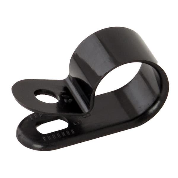 NSi Industries Heavy Duty Nylon Cable Clamps 0.250 in., Black (100-Pack)