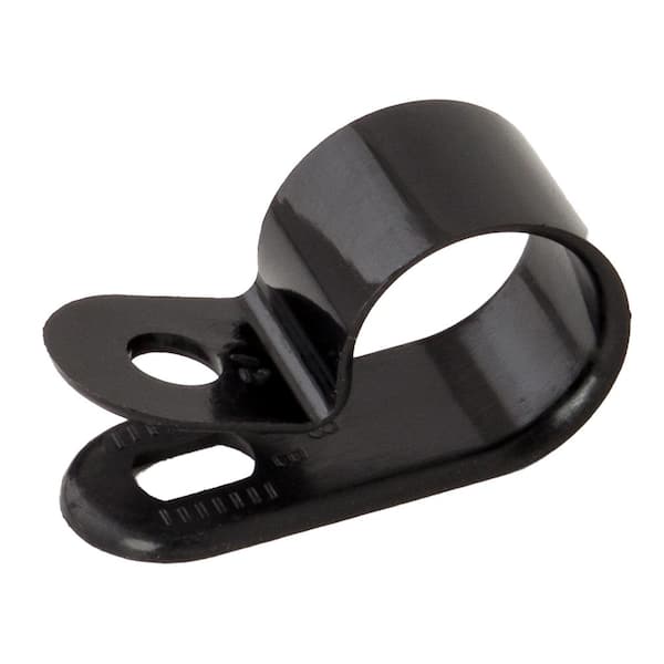 NSi Industries Heavy Duty Nylon Cable Clamps 0.500 in., Black (100-Pack)