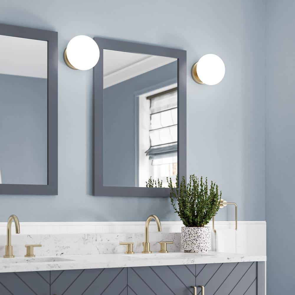 Baybarn 22 in. W x 32 in. H Rectangular Wood Framed Wall Bathroom Vanity Mi