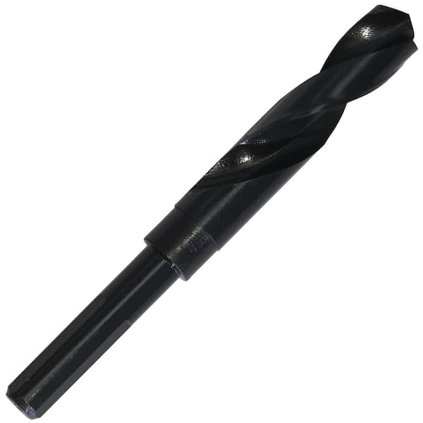 Drill America 29/64 in. High Speed Steel Black Oxide Reduced Shank Drill Bit with 1/4 in. Shank