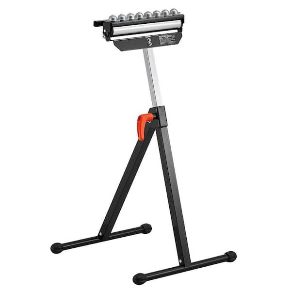 VEVOR Roller Stand 300 lbs. Load Capacity 27.4 in. x 16.93 in. Adjustable Height Folding Rolling Roller Stands