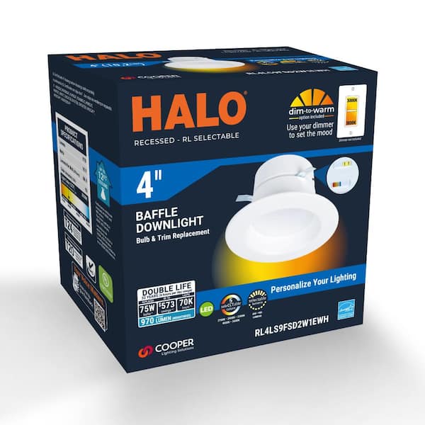 RL4 Series 4-inch recessed LED retrofit module Selectable CCT and Lumens, Integrated LED Matte white
