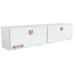Jobox 72 in. White Steel Top Mount Truck Tool Box with Mounting Kit