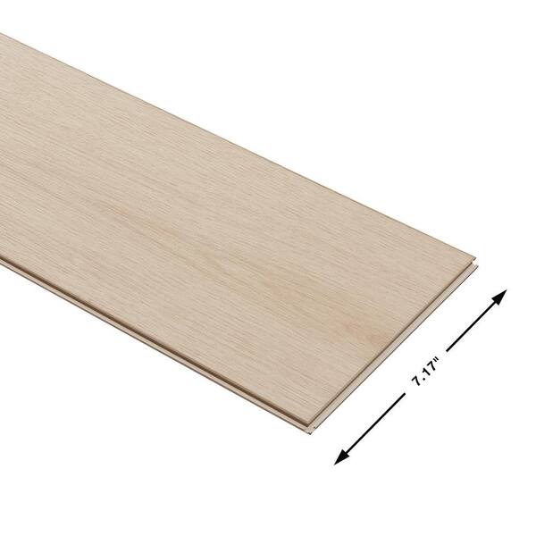 6mm w/pad Roosevelt Oak Waterproof Rigid Vinyl Plank Flooring 7.08 in. Wide  x 60 in. Long