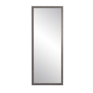22.5 in. W x 67.5 in. H Rectangle Framed Charcoal Gray Mirror