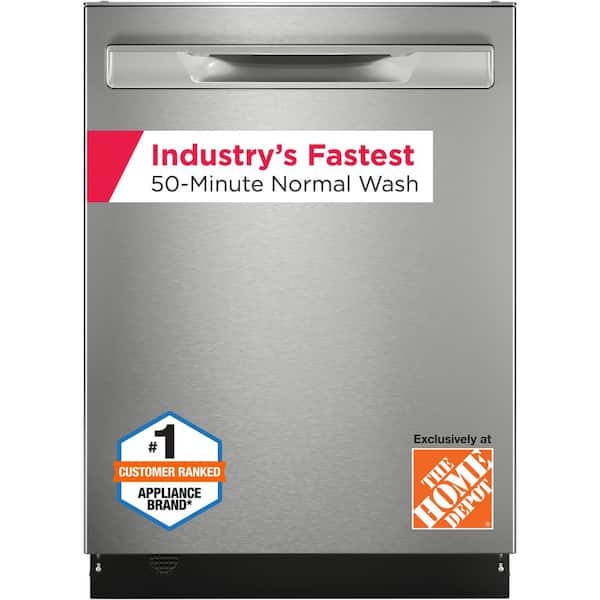 Gallery 24 in. Top Control Built in Tall Tub Dishwasher in Stainless Steel with 7-Cycles and 50 Minute Normal Wash