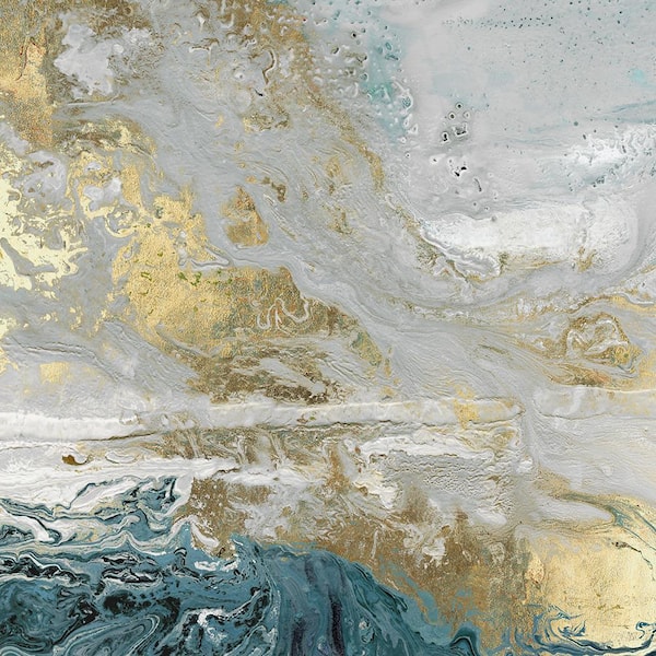 72 in. x 72 in. "Playa Secreto III Indigo Version" by Wendy Kroeker Wall Art