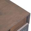 Simpli Home Banting 72 in. Hardwood Desk Walnut Brown