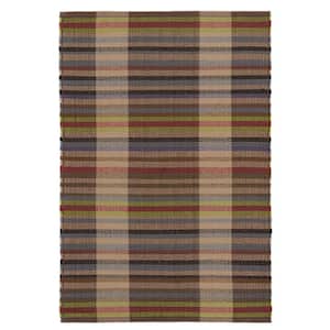 Swedish Rag Handwoven Blue 2 ft. x 3 ft. Outdoor Area Rug
