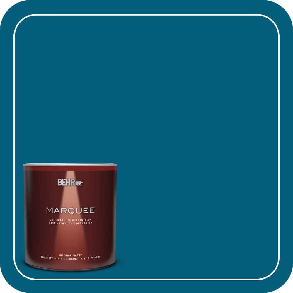 1 qt. #MQ5-62 Blue Edge One-Coat Hide Matte Interior Paint & Primer price history on PriceWatchPro