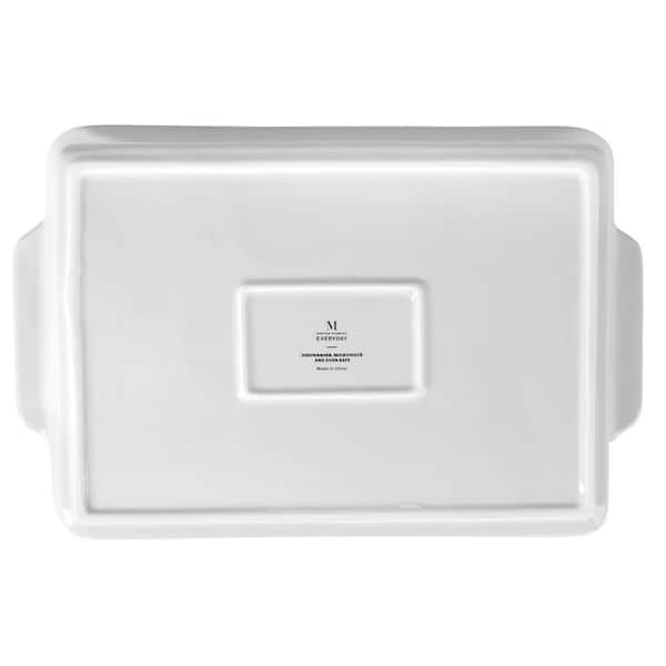 Crock-Pot Artisan 5.6 qt. Rectangular Stoneware Bake Pan in Cream