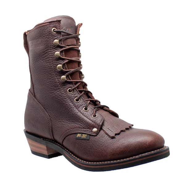 Adtec Men's Packer 9'' Work Boots - Soft Toe - Chestnut Size 11(W)