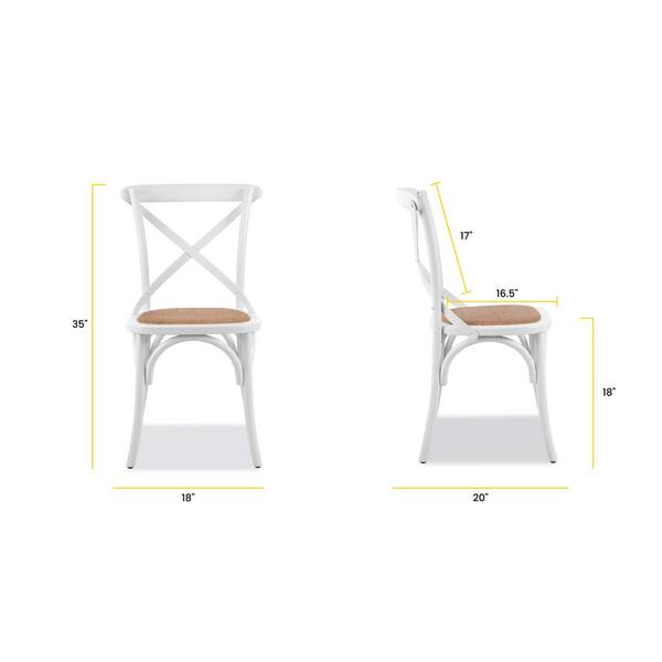 oz design cross back chairs