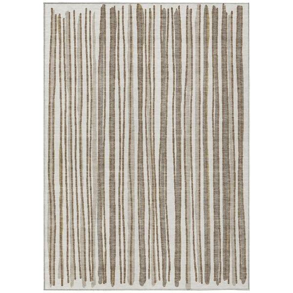 Chantille Machine Washable Indoor/Outdoor Abstract ACN3045 Ivory 10 ft. x 14 ft. Area Rug