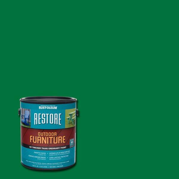 Rust-Oleum Restore 1- gal. Meadow Green Outdoor Furniture Exterior Solid Stain