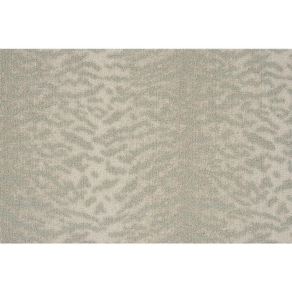 Natural Harmony Fearless Morning Mist Custom Area Rug with Pad