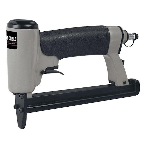Pneumatic Upholstery Stapler 22-Gauge Upholstery Staples Air Nailer Gun Kit Tool 