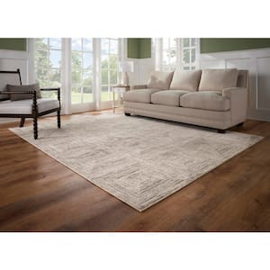 Catalina Gray 5 ft.3 in. X 7 ft. 3 in. Geometric Polypropylene/Polyester Area Rug