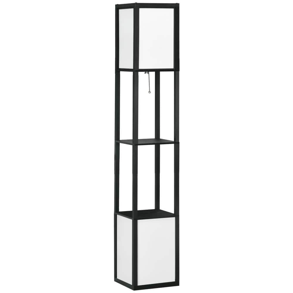 65 in. Modern Swivel Gold Metal Floor Lamp with Drum Shade price history on PriceWatchPro