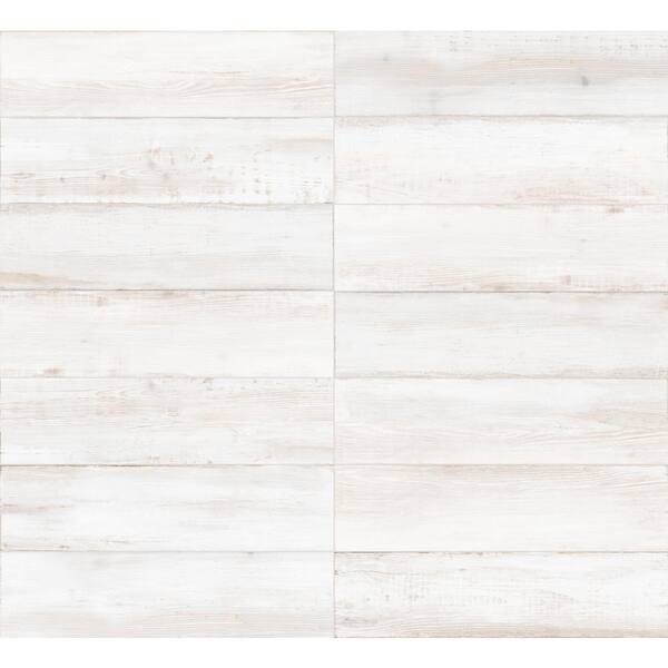 Chic Wood Creme 6 in. x 24 in. Porcelain Floor and Wall Tile (14 sq. ft./Case) Chic Wood Creme 6 in. x 24 in. Porcelain Floor and Wall Tile (14 sq. ft./Case)