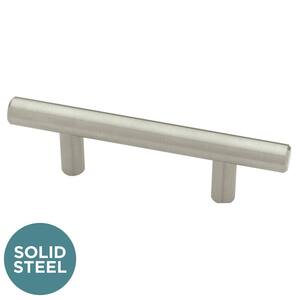Solid Bar 6-5/16 in. (160 mm) Stainless Steel Cabinet Drawer Bar Pull