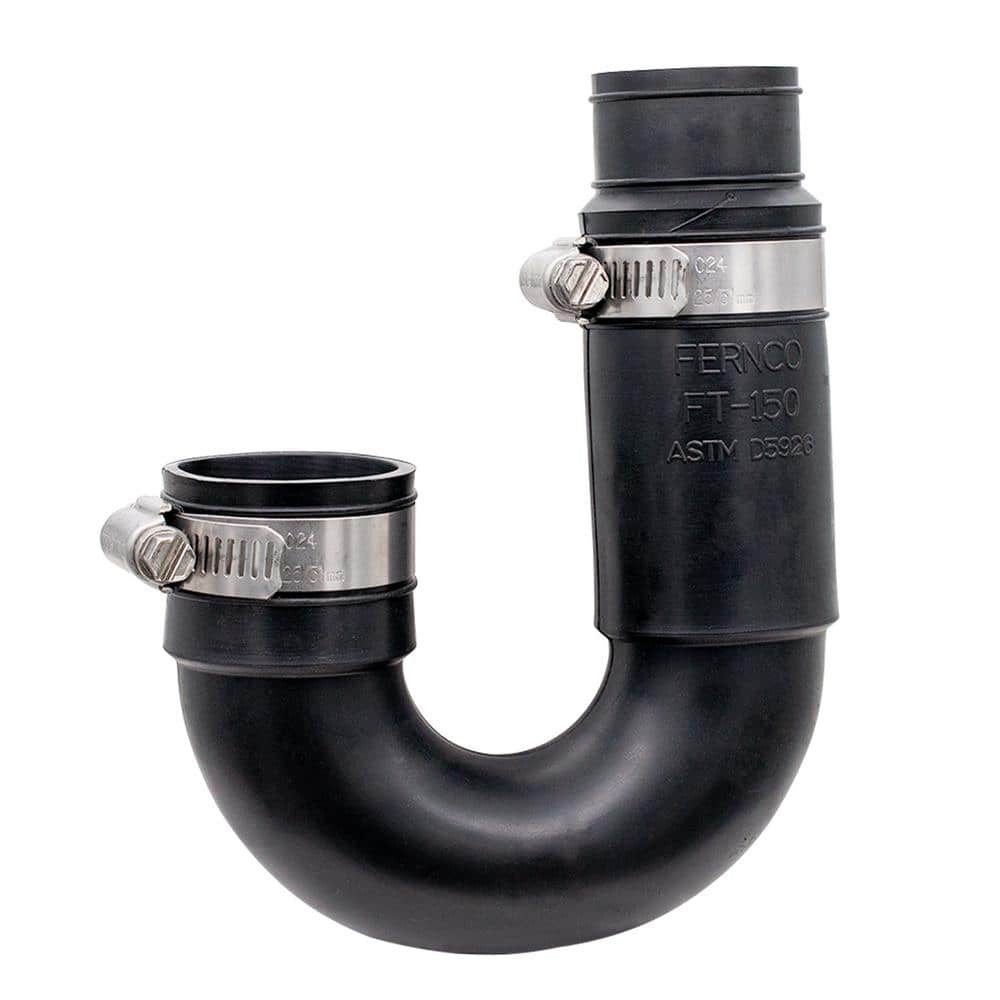 Fernco 1-1/2 in. x 1-1/4 in. PVC Drain Trap PFT-150 - The Home Depot