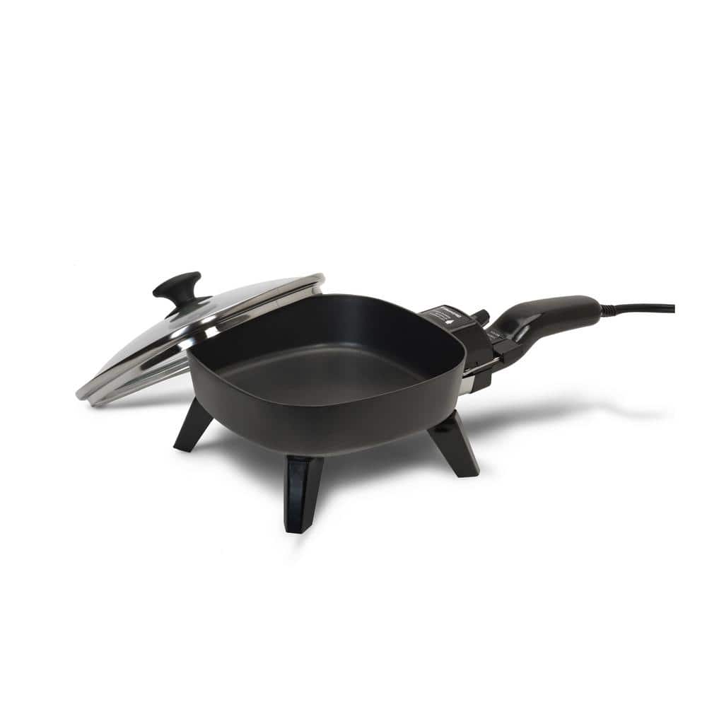 Maximatic Elite Cuisine 7 in. Electric Skillet with Glass