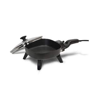 Elite Cuisine 7 in. Electric Skillet with Glass Lid EFS-400