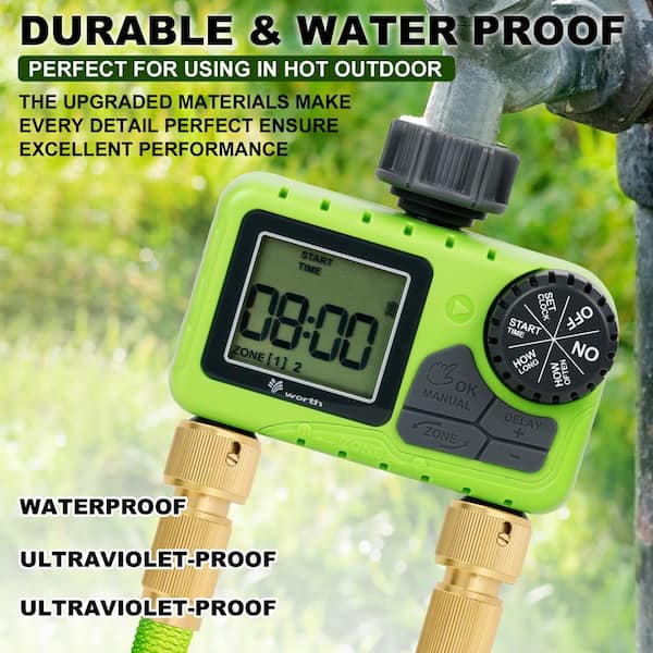 Seasonal Source - Outdoor WIFI Timer w/ 2 Independent Outlets - TIME-700