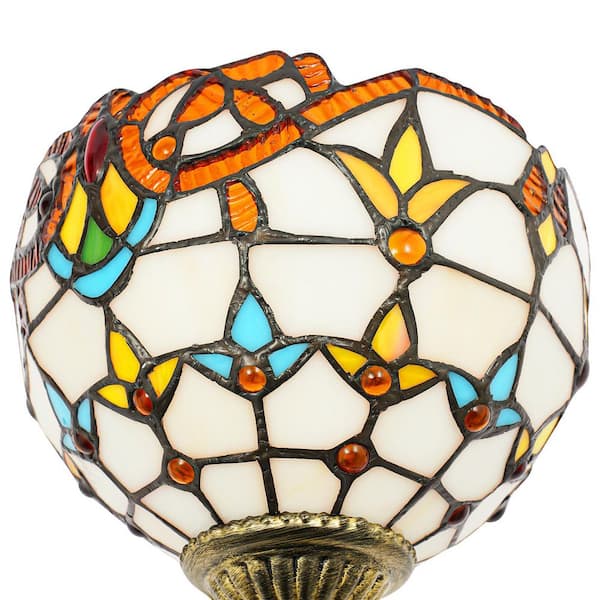 DFL Spherical 8.7 inch Shade Chrome Finish Crystal Floor Lamp Fixture for Living Room, Bedroom, Dining Room, Office, E26 Base, LED Bulb Included Defloorlight DFL Spherical Crystal Floor Lamp, 8.7 inch Shade