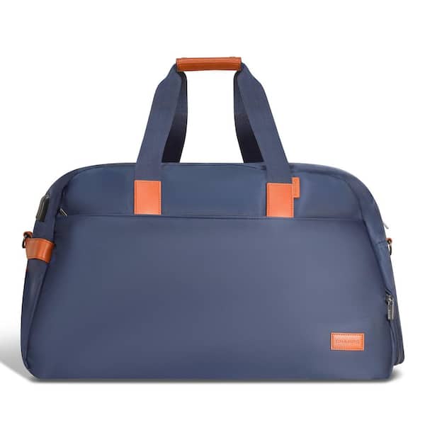 CHAMPS The Weekender 21 in. Navy USB-Charging Water-Resistant Duffle Bag