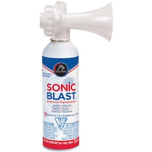 Sonic Blast with Horn - White, 5 oz.