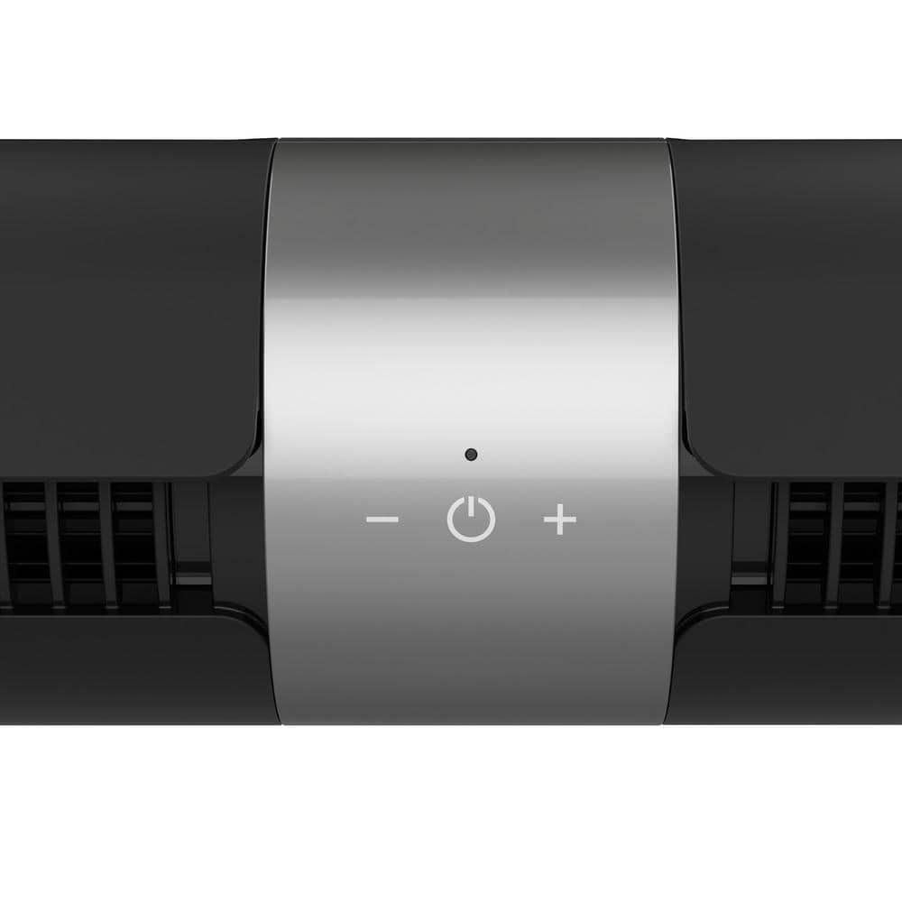 Vornado Black 35" Remote Controlled Tower Fan with Horizontal Airflow