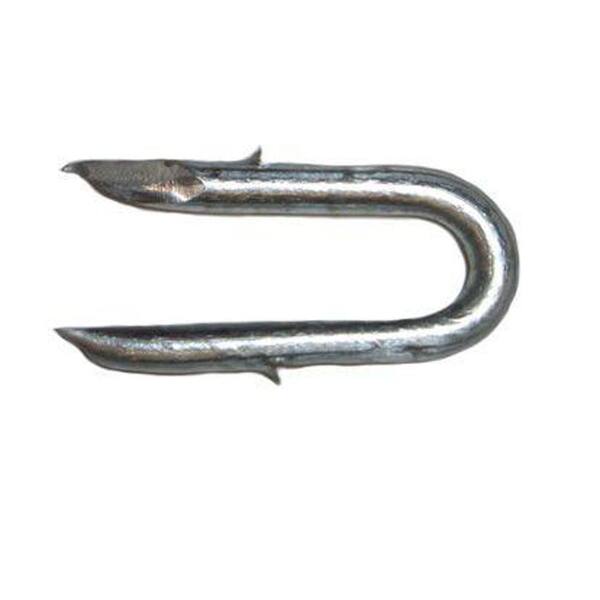 Grip-Rite 1-1/4 in. x 5/16 in. 8-Gauge Hot Galvanized Double-Barb Staples 5 lb. Box