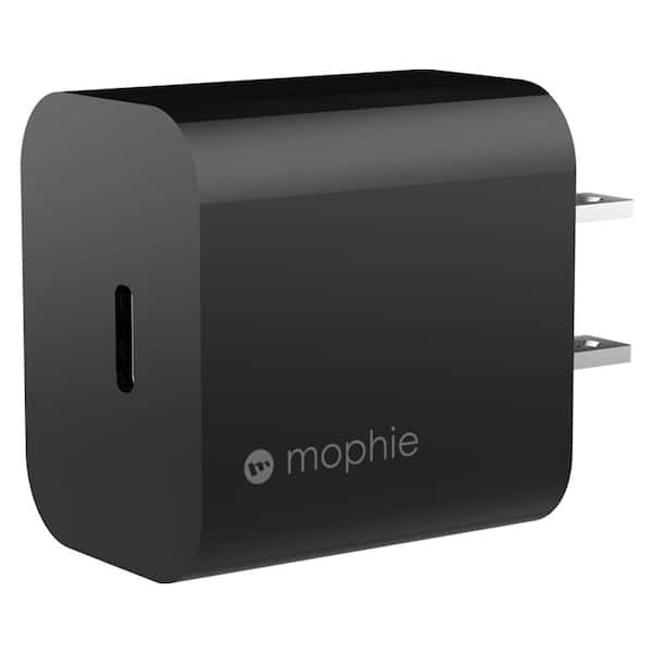 mophie USB C Power Delivery Pd Wall Charger 20-Watt in Black