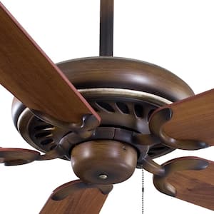 Supra 52 in. Indoor Belcaro Walnut Ceiling Fan