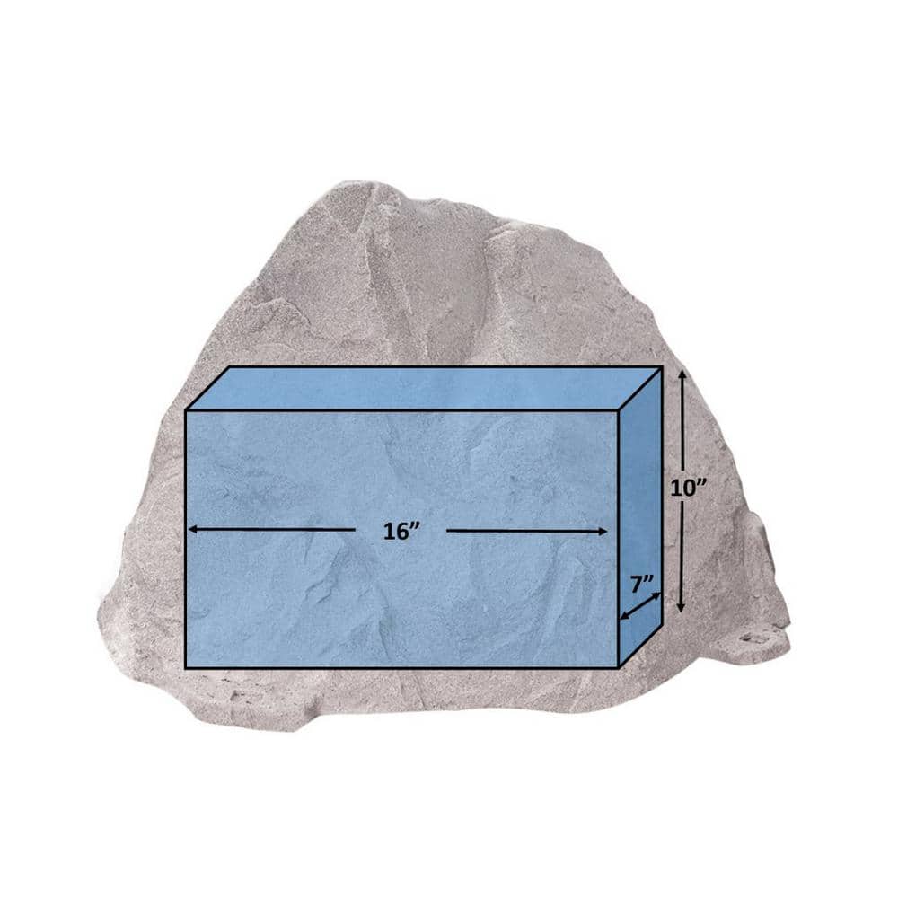 Gray Fieldstone Artificial Rock Garden Enclosure