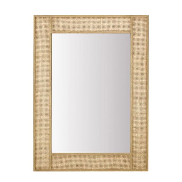 Solene 28.0 in. W x 38.0 in. H Framed Wall Bathroom Vanity Mirror in Seaside Oak