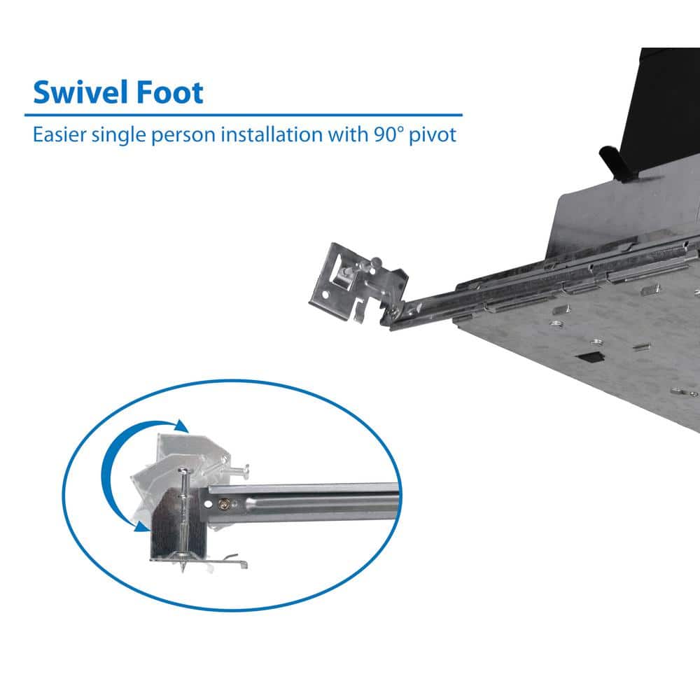 4'' IC Rated Fire-Rated Recessed Lighting Housing for New Construction