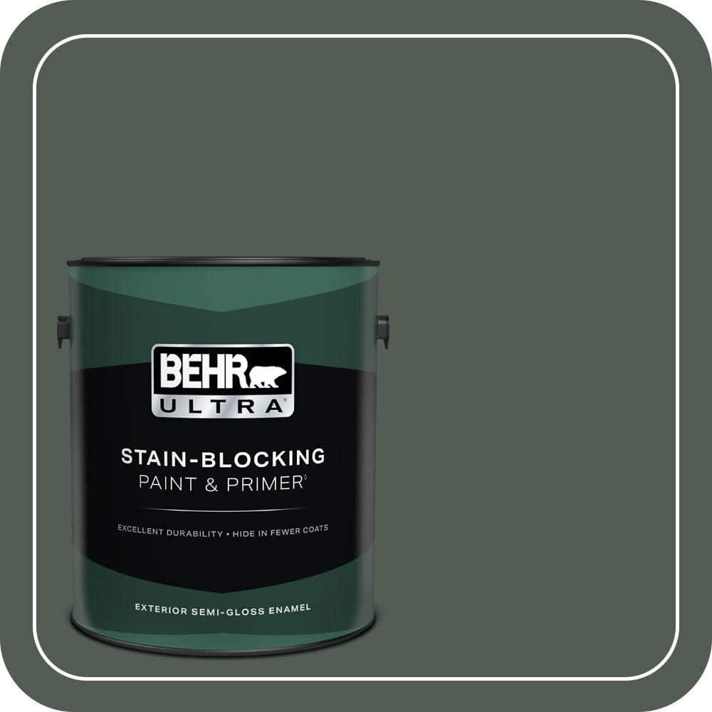 1 gal. #700F-7 Evergreen Bough Semi-Gloss Enamel Exterior Paint & Primer price history on PriceWatchPro