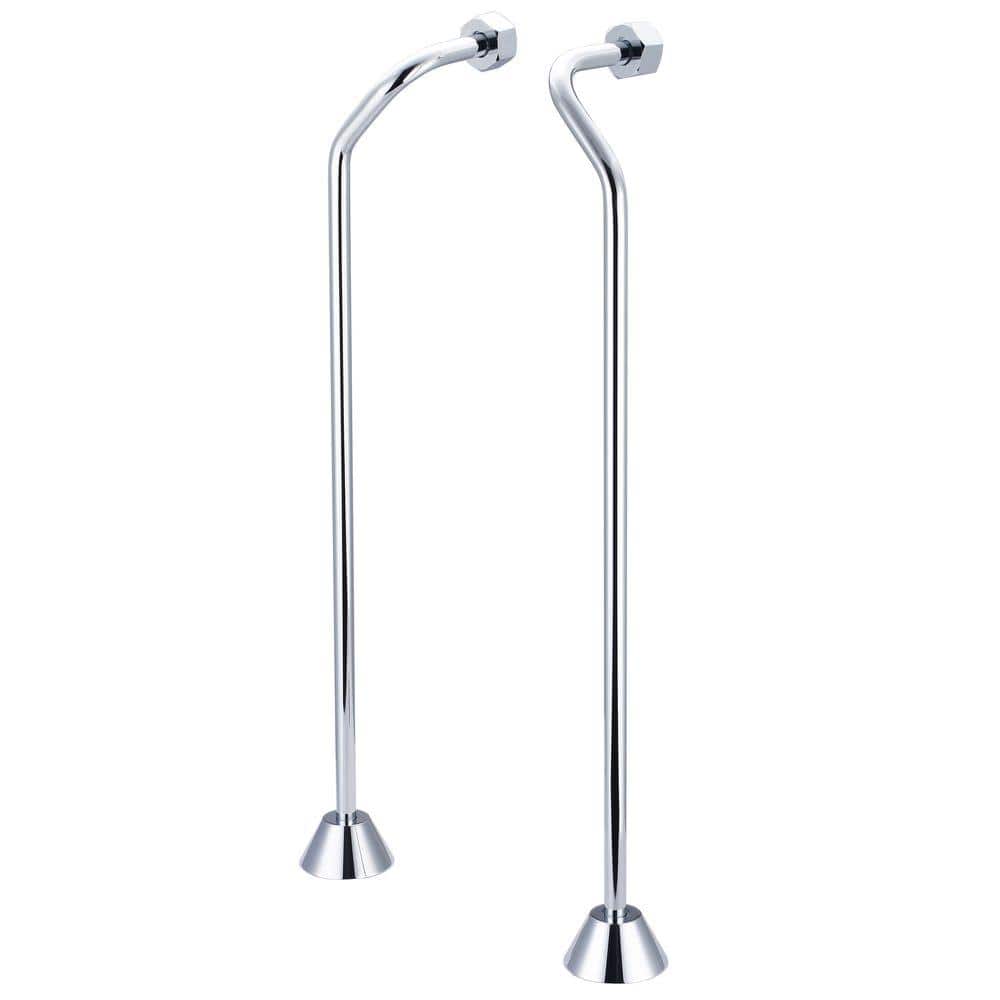 1/2 in. or 3/4 in. Double Offset Supply for Claw Foot Tubs, Triple Plated Chrome price history on PriceWatchPro