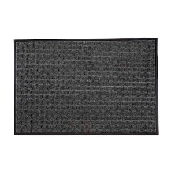 Doortex Ribmat Entrance Mat, Charcoal-36" x 60"