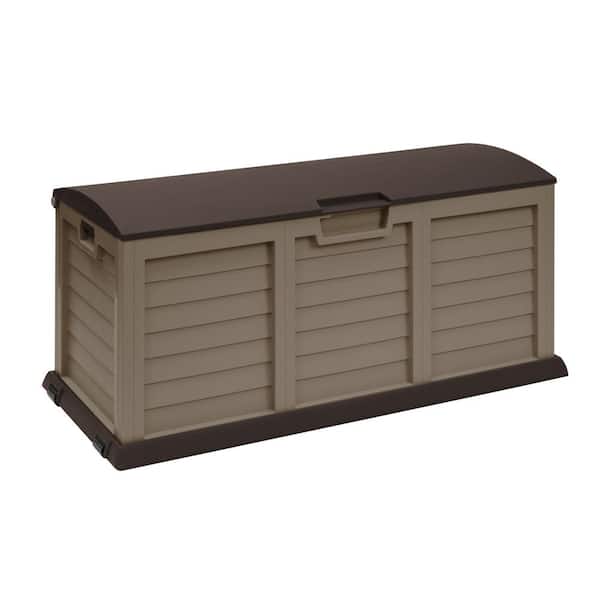 Resin Mocha Brown Deck Box