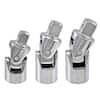 Husky 1/4, 3/8 and 1/2 in. Drive Universal Joint Set (3-Piece) HUNIV3PC