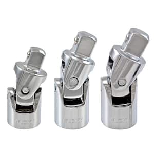 1/4, 3/8 and 1/2 in. Universal Joint Set (3-Piece)